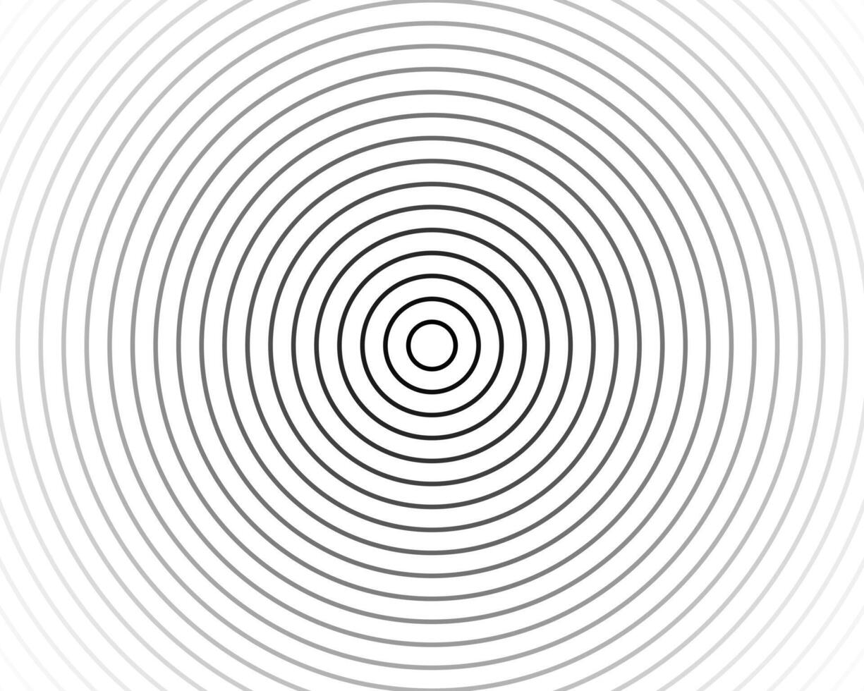 Abstract concentric circles representing focused self-awareness and inner attention